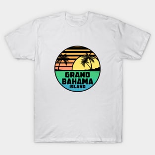 Grand Bahama Island Bahamas Tropical Beach Surfing Scuba Surf  Vacation T-Shirt